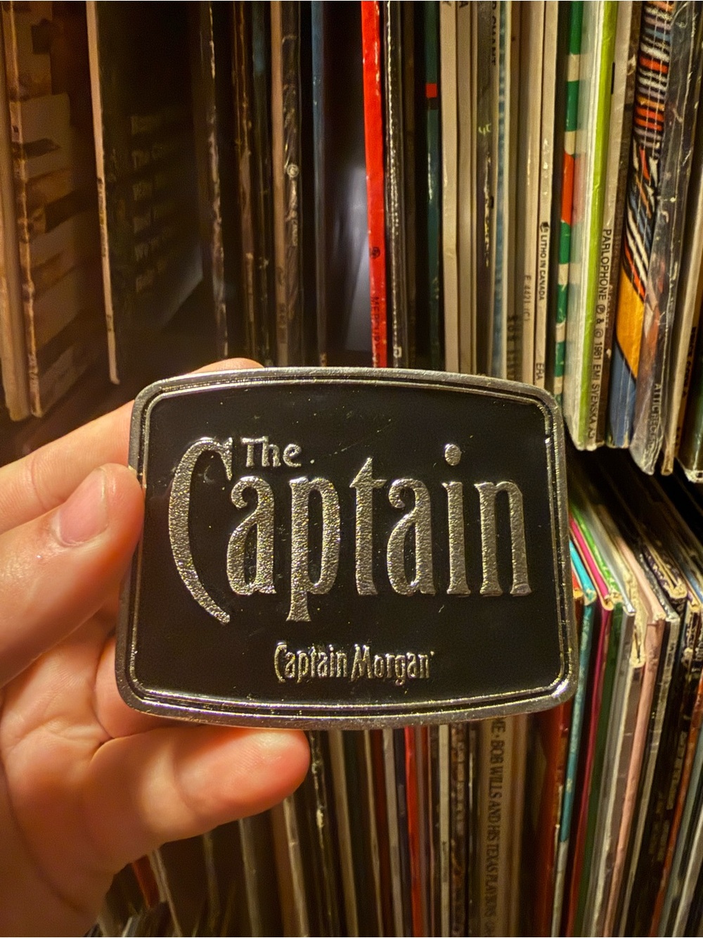 The Captain Black Belt Buckle-Captain Morgan’s